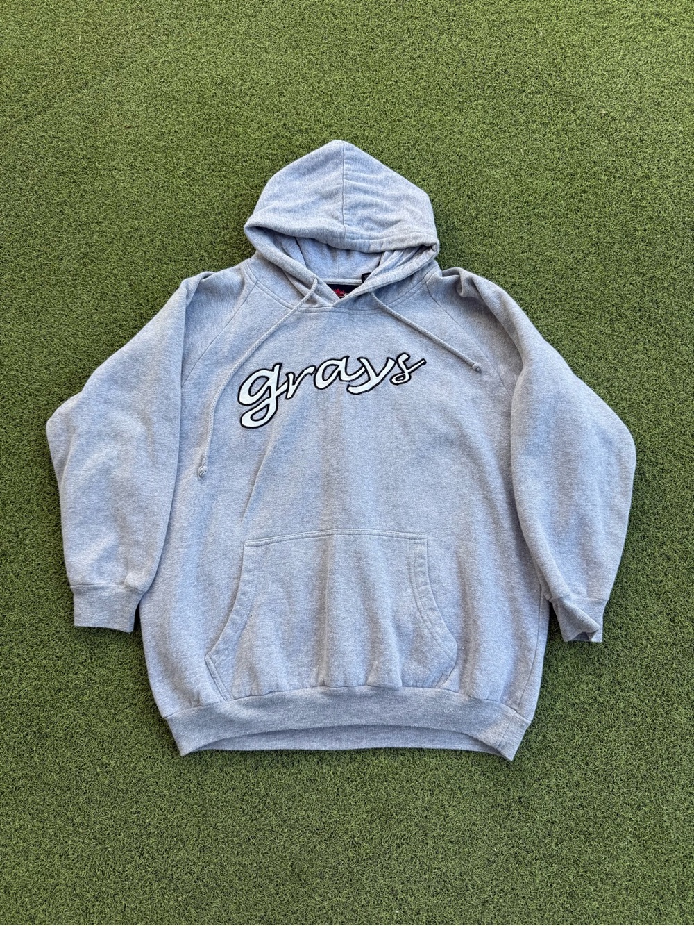 VINTAGE SKATER UNKNOWN BRAND Y2K 2000s GRAYS BASIC CONCEPTS STITCHED HOODIE